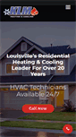 Mobile Screenshot of klmheatingandcooling.com